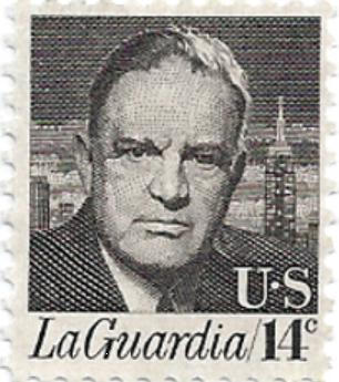 미국은 라과디아 시장의 업적을 기리기위해 1972년에 그의 얼굴사진을 넣은 우표를 발행했다. 라과디아는 한 사람의 열정이 어떻게 세상을 바꾸지는 몸소 실천한 정치인이자 법조인이었다.
