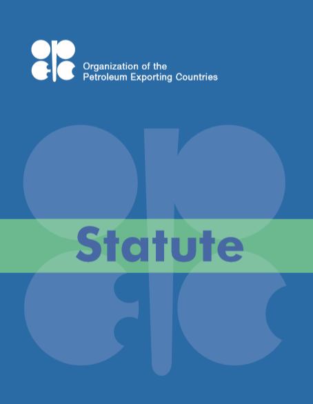 OPEC회원국 규약집 표지/자료=OPEC 웹사이트.