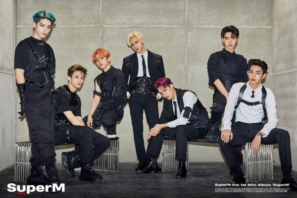 슈퍼M 1번째 미니앨범/사진=SM공식 트위터.