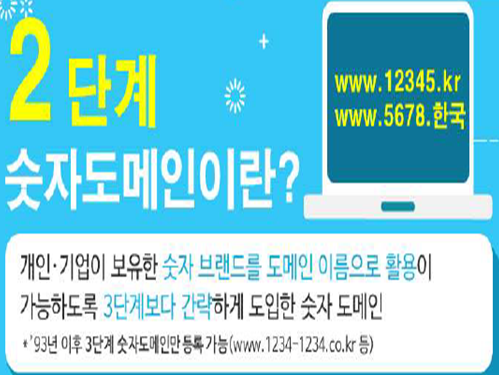 한국인터넷진흥원(KISA)은 4월 1일 오전 10시부터 2단계 숫자 도메인 신청을 받는다고 31일 밝혔다.사진=한국인터넷진흥원(KISA).