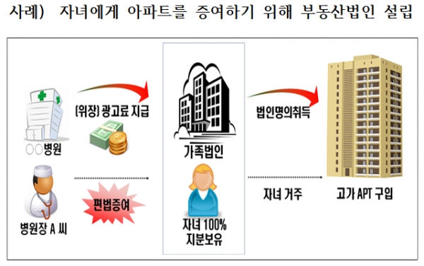 국세청이 부동산법인을 대상으로 강도 높은 조사에 나섰다. 다주택자에 대한 세금 중과를 피하기 위해 부동산법인을 악용하는 사례가 늘어나고 있기 때문이다. 자료=국세청.