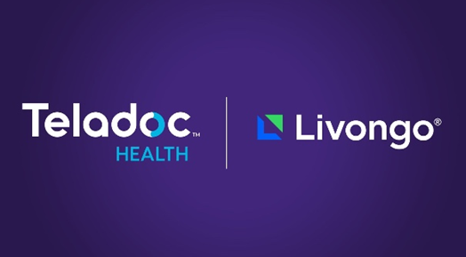 미국 원격의료 업체인 텔라닥 헬스(Teladoc Health)가 만성질환 원격 모니터링 서비스 업체인 리봉고 헬스(Livongo Health)를 185억달러(약 21조9천억원)에 인수한다고 5일(현지시간) 발표했다. 자료=텔라닥 헬스(Teladoc Health) 트위터.