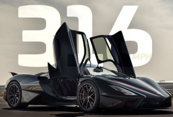 미국의 소규모 슈퍼카 제조업체인 SSC(Shelby Super Car)의 '투아타라'가 평균 시속 316.11마일(508.73km)을 기록해 양산 차량 모델 가운데 가장 빠른 차로 기록됐다고 미국 경제전문 채널 CNBC가 21일(현지시간) 보도했다. 사진(SSC 투아타라)=SSC.