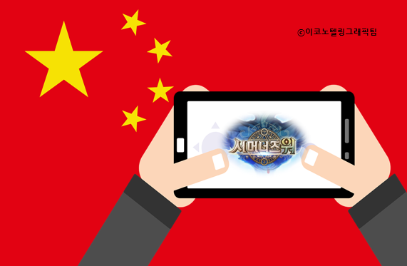 중견 게임사 컴투스의 효자 상품 '서머너즈 워: 천공의 아레나'가 한국 게임으로는 약 4년 만에 중국에서 판호(版號·중국 내 게임 서비스 허가)를 받았다. 자료=서머너즈 워/이코노텔링그래픽팀.