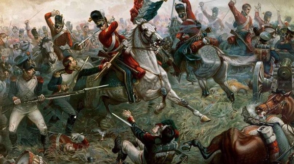 1815년 워털루 전쟁. 이 전쟁 과정에서 마이어 암셀 로스차일드는 전대미문의 부(富)를 축적한 것으로 알려져 있다.