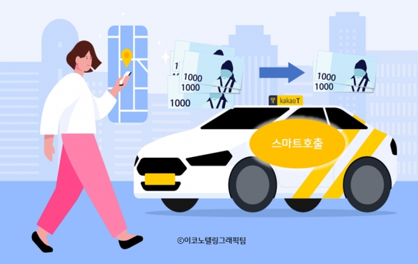 카카오가 카카오택시와 바이크 등 교통서비스 요금 인상을 철회한다. 사진=카카오/이코노텔링그래픽팀.