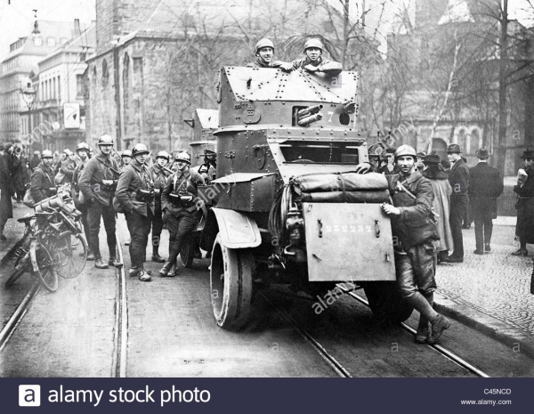 대부분의 독일 석탄자원이 매장된 루르지역. 1923년 1월 프랑스군은 독일이 빚을 갚지 못하자 이곳을 점령한다.