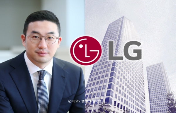 LG그룹의 지주사인 LG가 10일 구광모 회장(왼쪽) 단독 대표이사 체제로 전환됐다. 사진=LG,LG 트윈타워/이코노텔링그래픽팀.