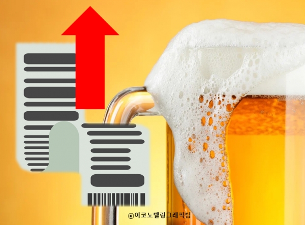맥주와 탁주에 붙는 세금이 각각 리터(L)당 20.8원, 1.0원씩 오른다/이코노텔링그래픽팀.