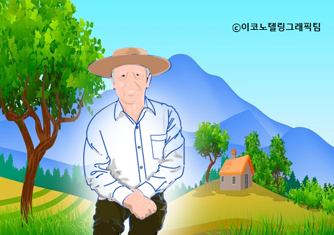 농촌의 고령화가 갈수록 심각해지며 65세 이상 고령인구 비율이 역대 최고치를 기록했다/이코노텔링그래픽팀.
