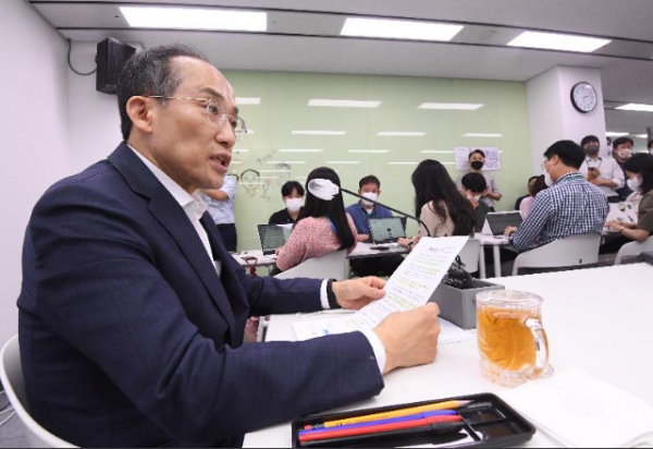 추경호 부총리는 25일 정부세종청사에서 가진 기자간담회에서