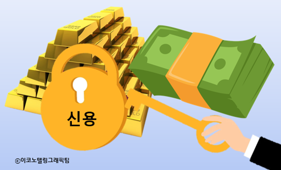 자본주의 사회에서는 신용이 없으면 살아갈 수 없다/이코노텔링그래픽팀.