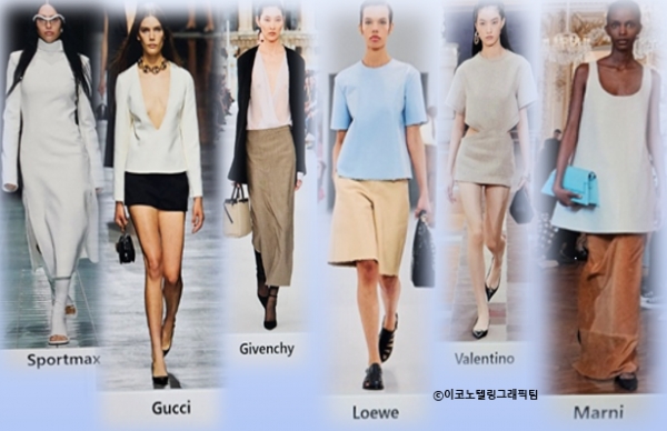 2024 S/S 패션 트랜드 Minimal. 사진=2024 S/S Fashion Collection/이코노텔링그래픽팀.