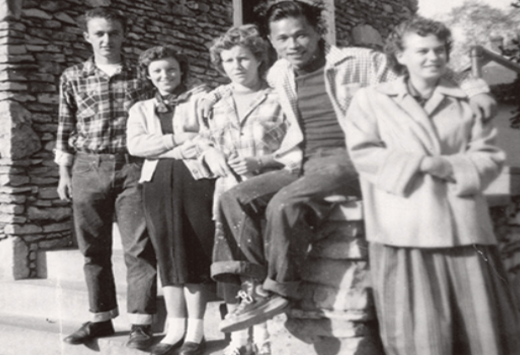 미국 유학 시절 최종현 선대회장(1950년대). 사진=SK.