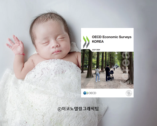 OECD는 저출생 대책으로 심리적·경제적 부담 없이 출산할 수 있는 환경을 조성하는 것이 중요하다고 강조했다/자료=OECD/이코노텔링그래픽팀.