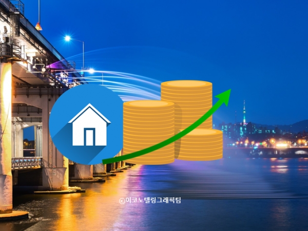 지난 6월 서울과 수도권 집값 상승 폭이 커지면서 전국 집값이 지난해 12월부터 지속된 하락세를 멈추고 7개월 만에 상승세로 전환했다/이코노텔링그래픽팀.