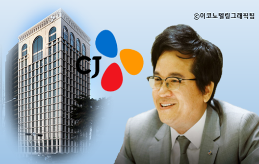 사진(CJ그룹 이재현 회장(오른쪽))=CJ/이코노텔링그래픽팀.