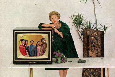 1950년대 컬러TV 홍보 영상. ※자료=commons.wikimedia.org.