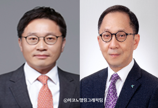 사진((왼쪽부터) 하나금융지주 정영균 부사장, 하나은행 강정한 부행장)=하나은행.