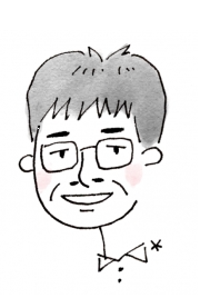 이코노텔링 김성희 편집고문 커리커처.